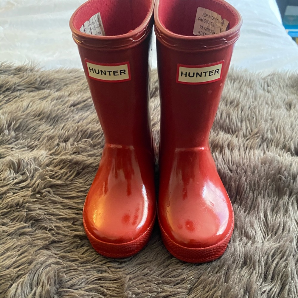 Hunter 'First Gloss' Rain Boot